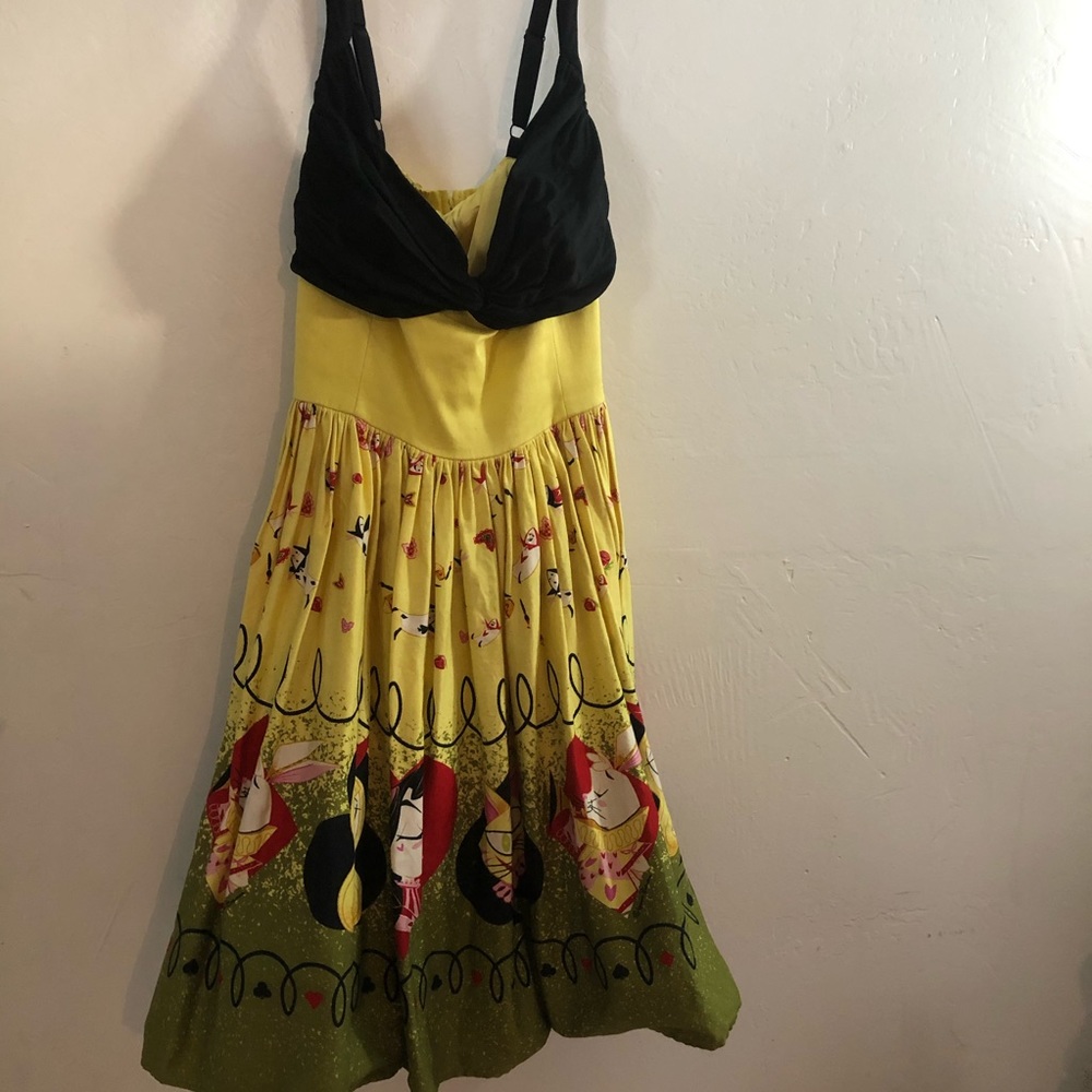 PINUP GIRL Alice in Wonderland inspired dress